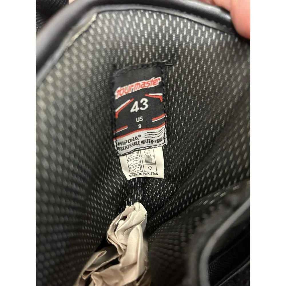 Tourmaster Solution 2.0 WP Road Boots Black Size 9
